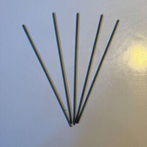 5-Pack M4 X 250mm Fully Threaded Rods 0.7mm Thread Pitch Steel New